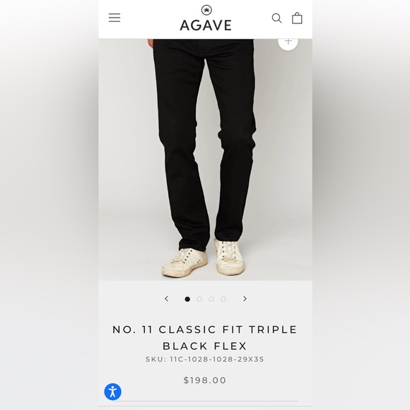 🔥EC🔥Agave Denim 100% Cotton No. 11 Classic Denim Jeans. - Picture 12 of 12